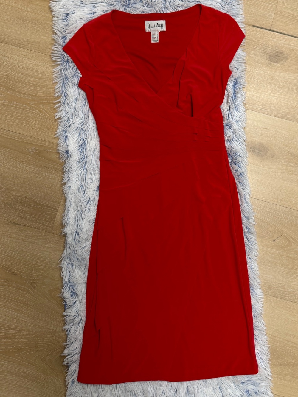 Joseph Ribkoff Red Pencil Skirt Dress